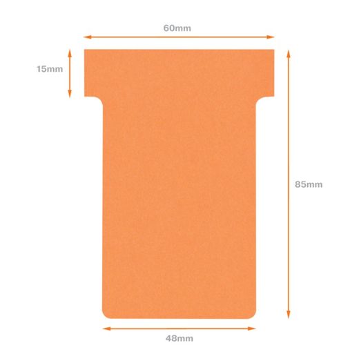 Cartes de planification T-Card taille 2, dix cœurs.