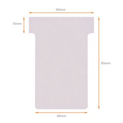 Cartes de planification T-Card taille 2, dix cœurs.