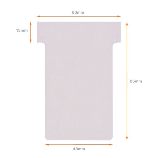 Cartes de planification T-Card taille 2, dix cœurs.