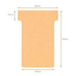 Cartes de planification T-Card taille 2, dix cœurs.