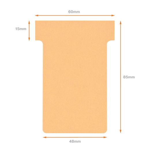 Cartes de planification T-Card taille 2, dix cœurs.