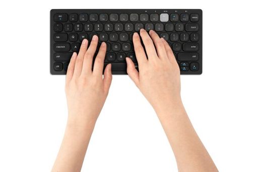 Teclado sem fio duplo Kensington compacto, preto