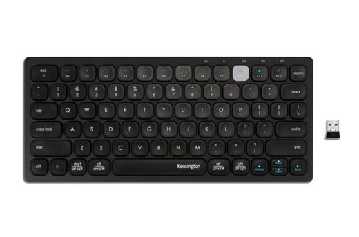 Teclado sem fio duplo Kensington compacto, preto