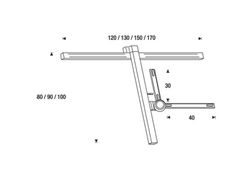 Tecnígrafo de dibujo, distintas medidas