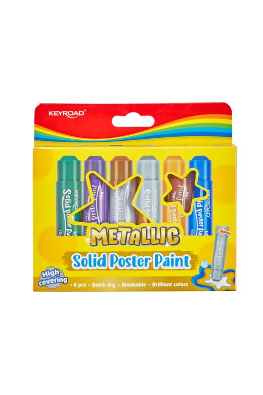 Tempera Sólida Barra de 24ml. Packs de 6 unidades