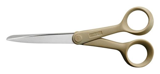 Tijeras recicladas para diestros y zurdos de 17 cm