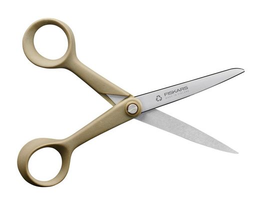 Tijeras recicladas para diestros y zurdos de 17 cm