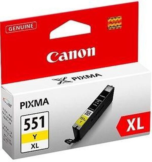 Tinta original canon 6446b001 amarela