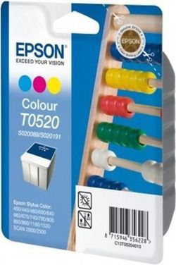 Tinta original epson c13t05204010 tricolor