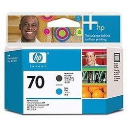 HP Photosmart Pro B9180 Nº 70 Cabezal de impresion Negro mate y Cian