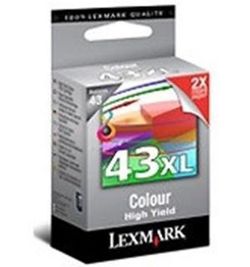 Tinta original lexmark 018yx143e tricolor