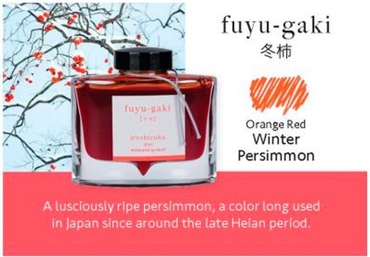 Tinteiros Iroshizuku. 24 cores de tinta diferentes