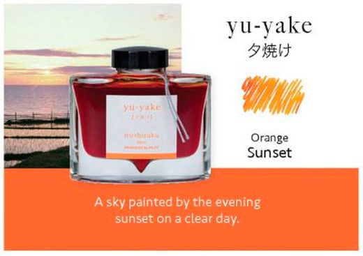 Tinteiros Iroshizuku. 24 cores de tinta diferentes