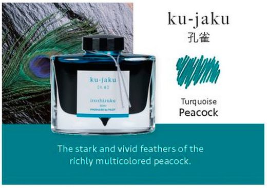 Tinteiros Iroshizuku. 24 cores de tinta diferentes