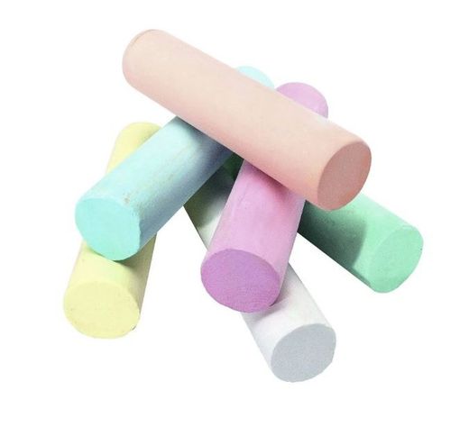 Estojo de 6 cores para giz grosso para bebê