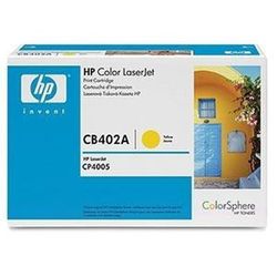 Toner original hp cb402a amarillo