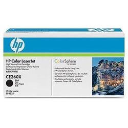 Toner noir d'origine hp ce260x
