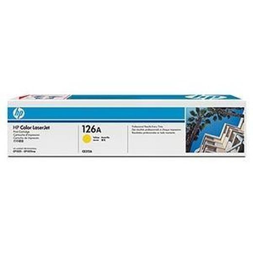 Toner original hp ce312a amarillo