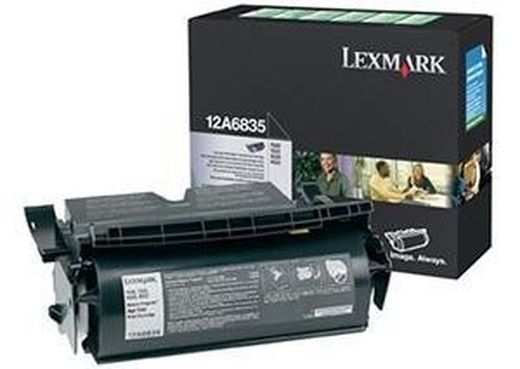 Toner original lexmark 12a7344 negro