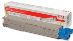 Toner original oki 43459329 amarillo