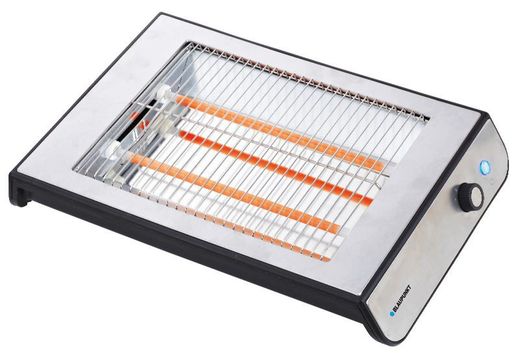 Torradeira plana de aço inoxidável Blaupunkt 600w