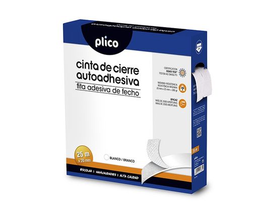 Velcro 25 m x 20 mm Branco