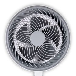 Ventilador de pie 10" diametro 105cm altura 5 aspas 80W