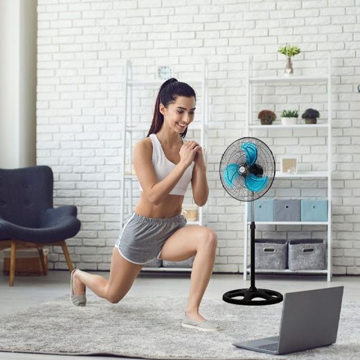 Ventilateur Industriel Avant 18" - 70W - 45Cm 2 Unités en Caixa - Grade Preta