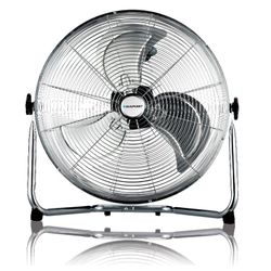 Ventilador industrial cromado de suelo 45cm 110W Blaupunkt