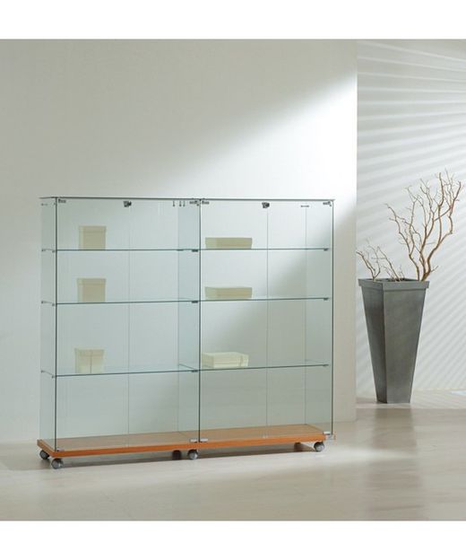 Vitrine 140 x 157 x 40 cm. 2 módulos e 6 prateleiras