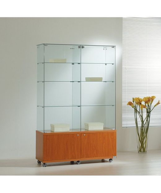 Vitrine 180 x 117 x 40 cm. 2 módulos, buck e 6 prateleiras