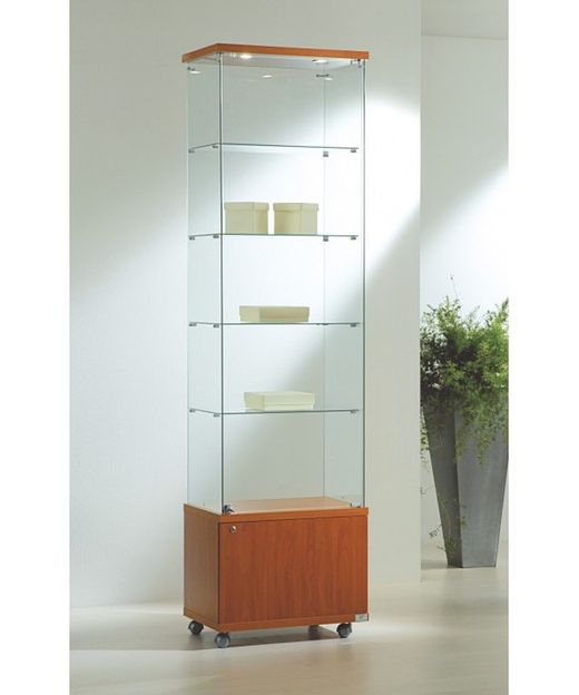 Vitrine 220 x 60 x 40 cm. Buck, 4 prateleiras e luz