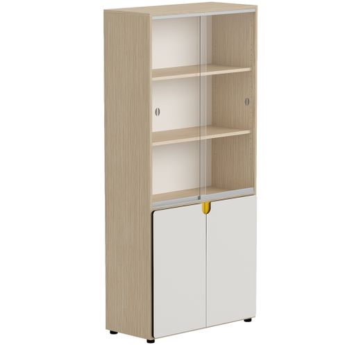 Vitrina con cerradura DOT 197V. 197 x 90 x 40 cm