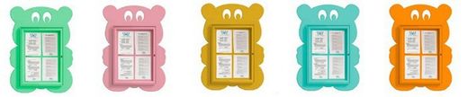 Vitrina infantil de exterior modelo oso