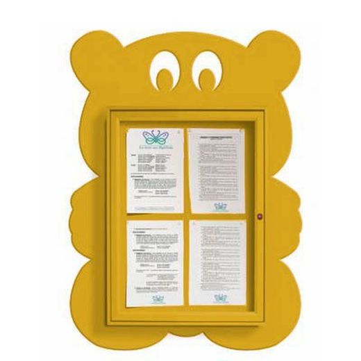 Vitrina infantil de exterior modelo oso