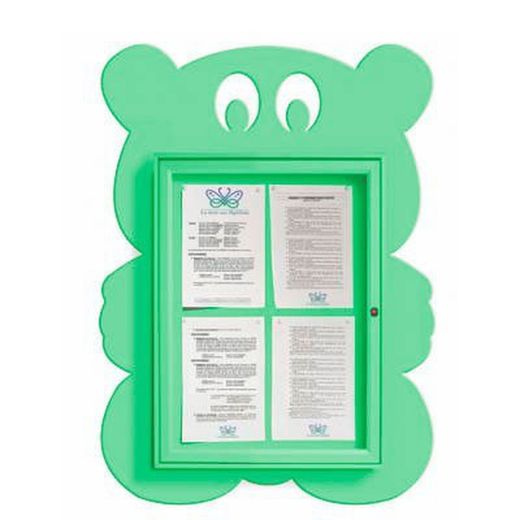 Vitrina infantil de exterior modelo oso