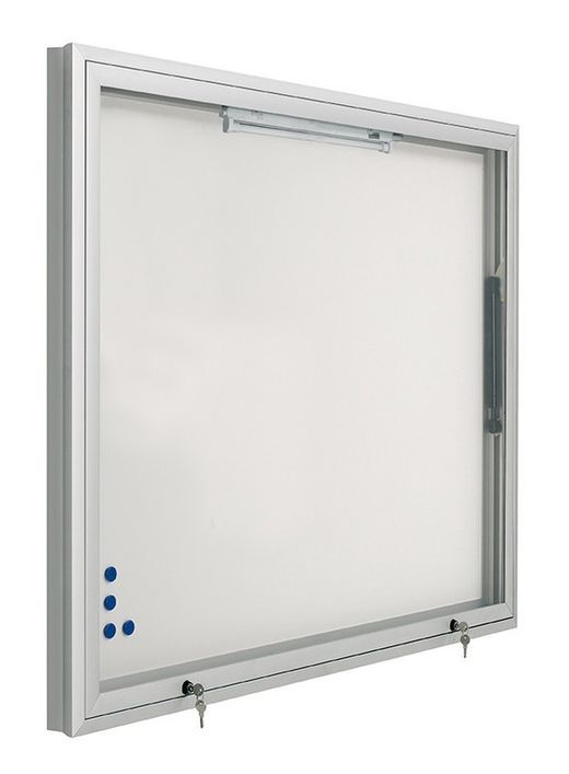 Vitrine magnétique d'extérieur "Top" avec portes relevables