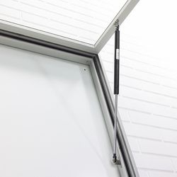 Vitrine magnétique d'extérieur "Top" avec portes relevables